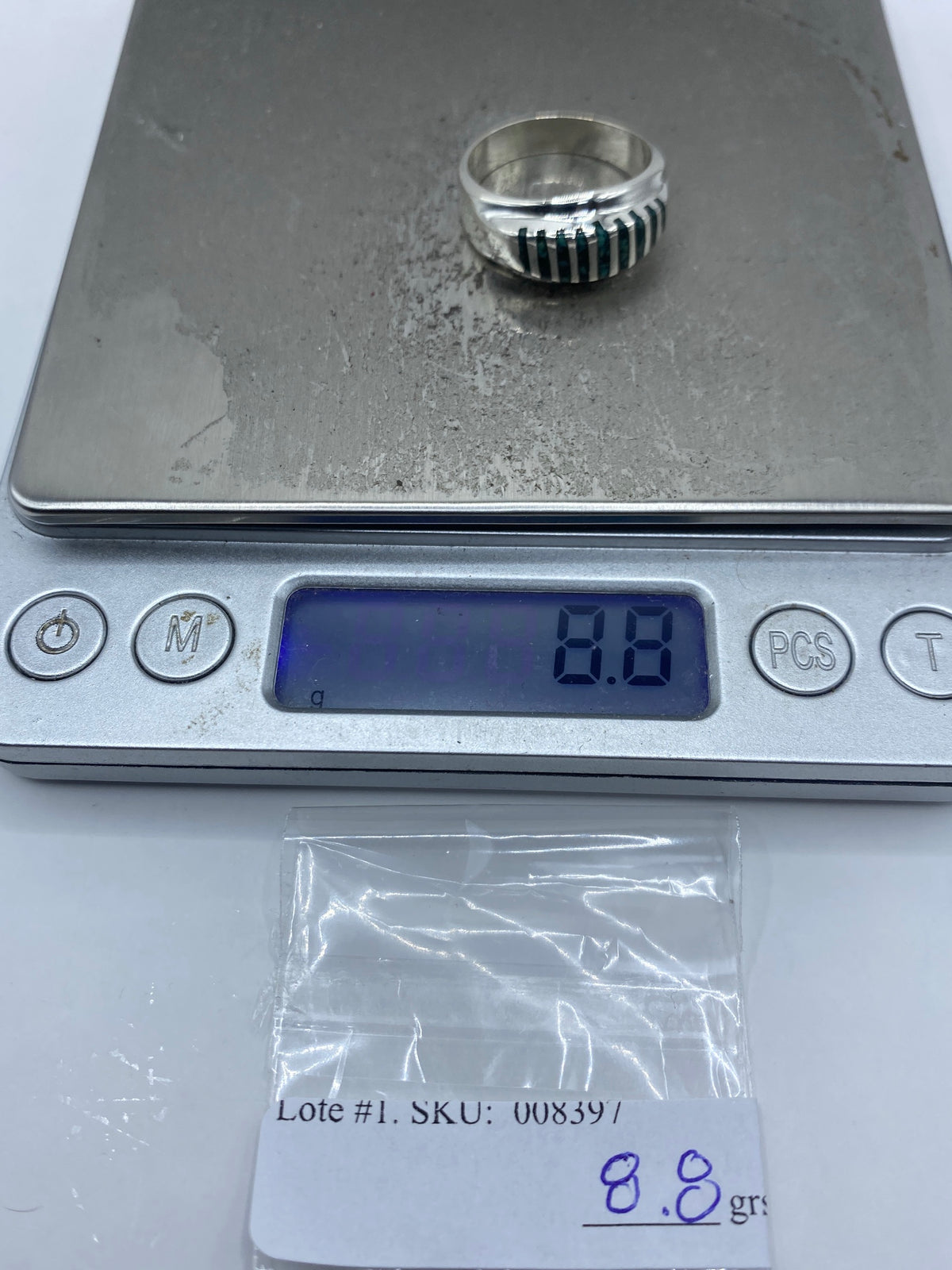 Anillo de Plata con Turquesa y Malaquita — Taxco 925 — foto 7