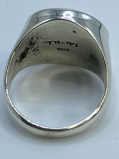 Anillo Calendario Maya Repujado Plata 925 — Taxco — foto 5