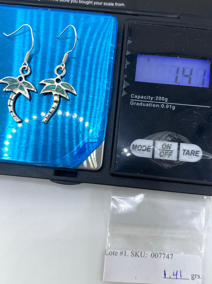 Aretes Plata Ópalo de Fuego Verde — Taxco 950 — foto 6