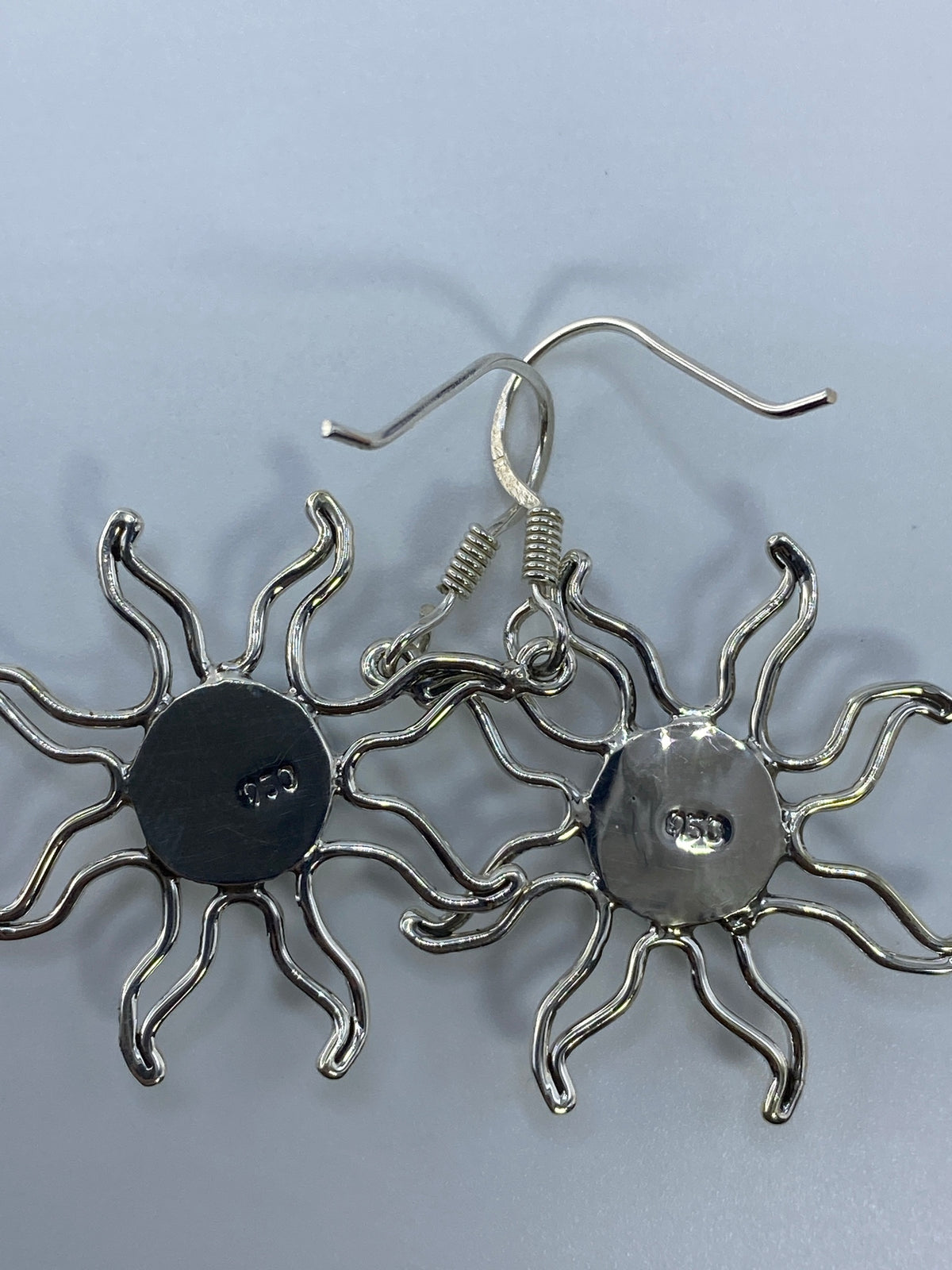 Aretes de Plata con Ópalo de Fuego Verde — Taxco 950 — foto 5