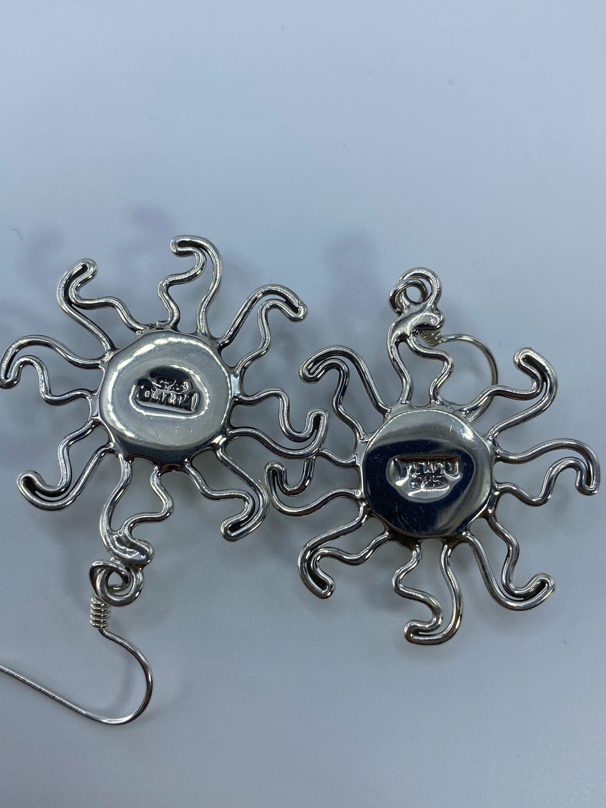 Aretes Plata Sol Amarillo — Taxco 925 — foto 5
