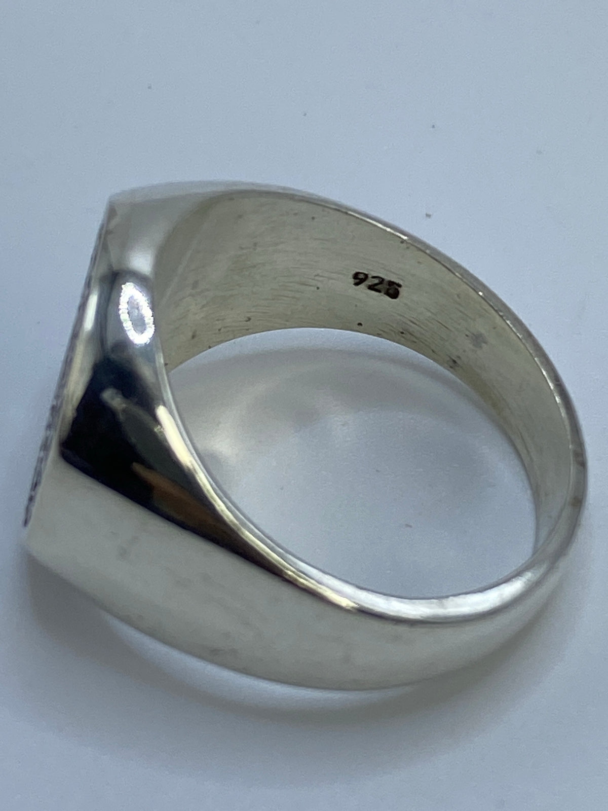 Anillo Calendario Azteca de Plata Repujado — Taxco 925 — foto 5