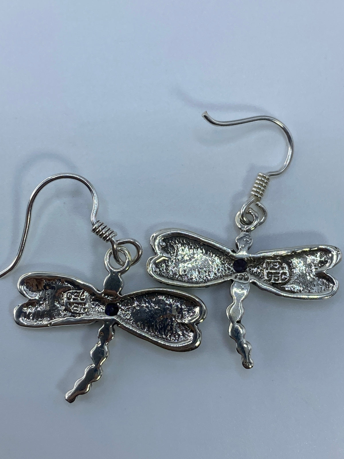 Aretes Libélula de Plata con Ópalo de Fuego — Taxco 950 — foto 5
