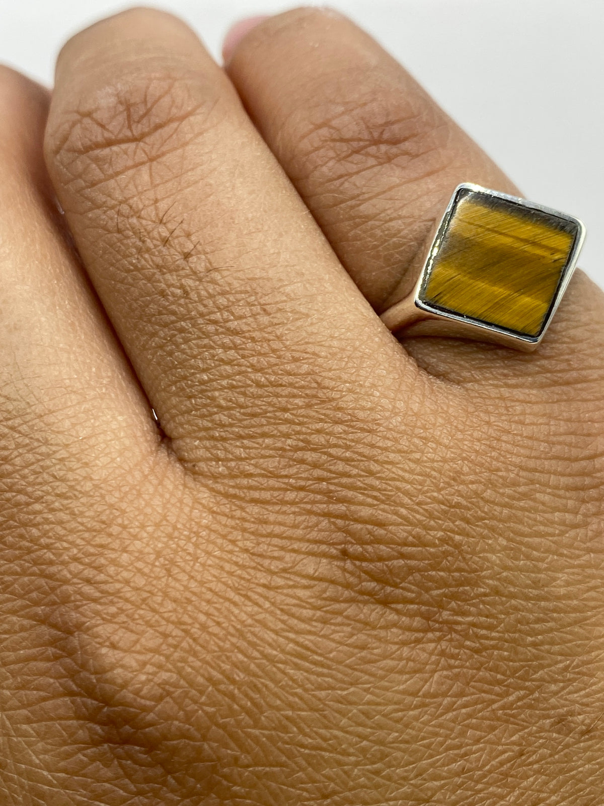 Anillo de Plata Solitario Café — Taxco 925 — foto 6