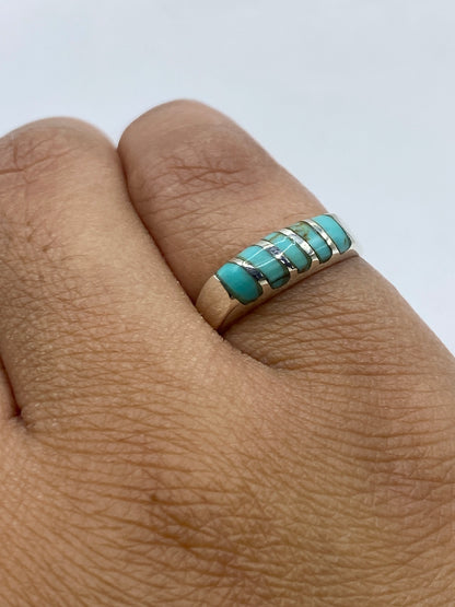 Anillo de Plata Ópalo de Fuego Azul Cielo — Taxco 925 — foto 6