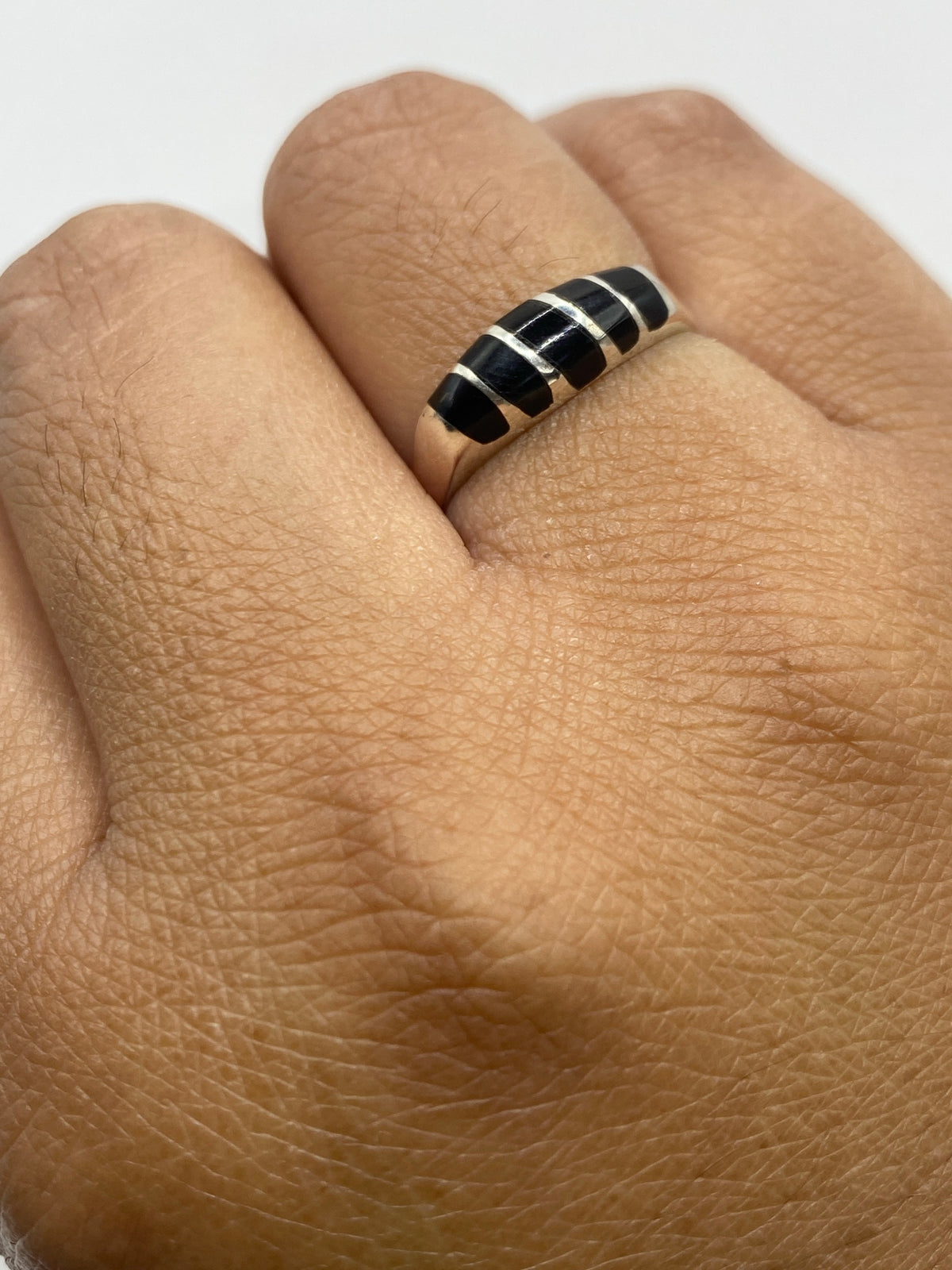 Anillo de Plata Ónix Negro — Taxco 925 — foto 6