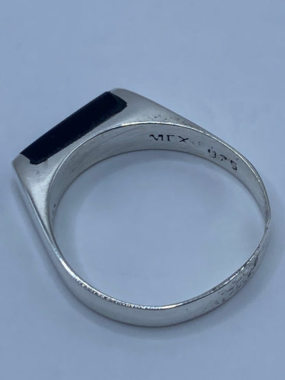 Anillo de Plata Ónix Negro Minimalista — Taxco 925 — foto 5