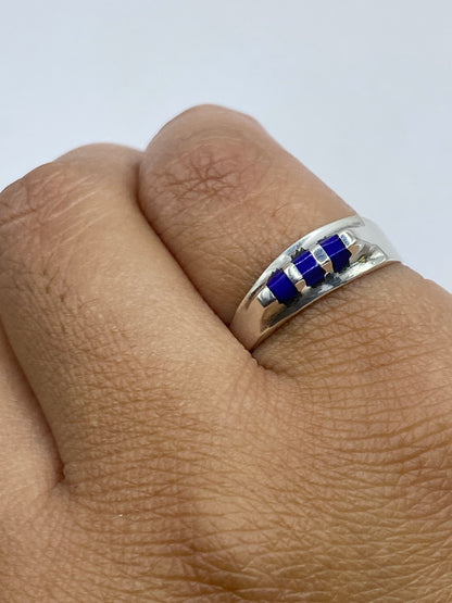 Anillo de Plata con Lapislázuli Azul — Taxco 925 — foto 6