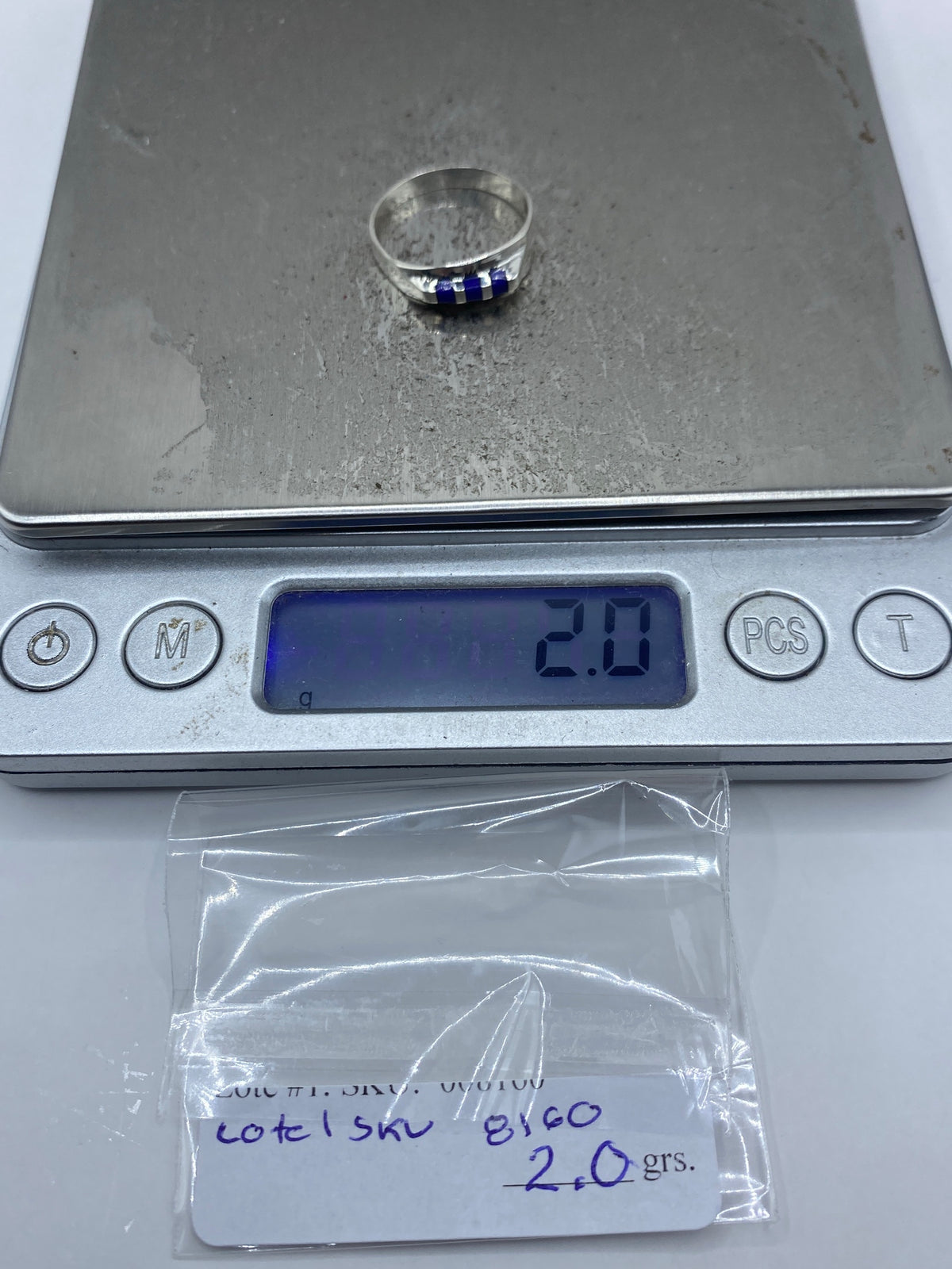 Anillo de Plata con Lapislázuli Azul — Taxco 925 — foto 7