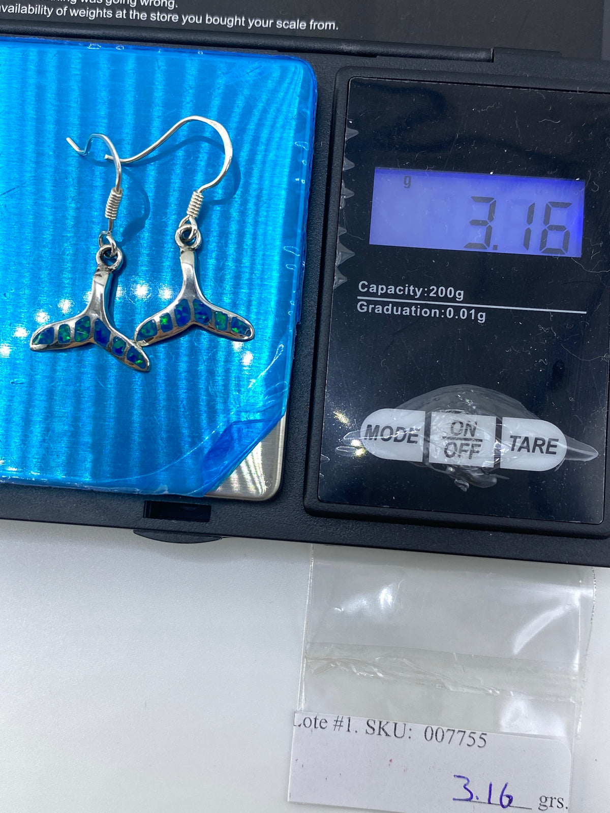 Aretes de Plata con Ópalo de Fuego Verde — Taxco 925 — foto 6