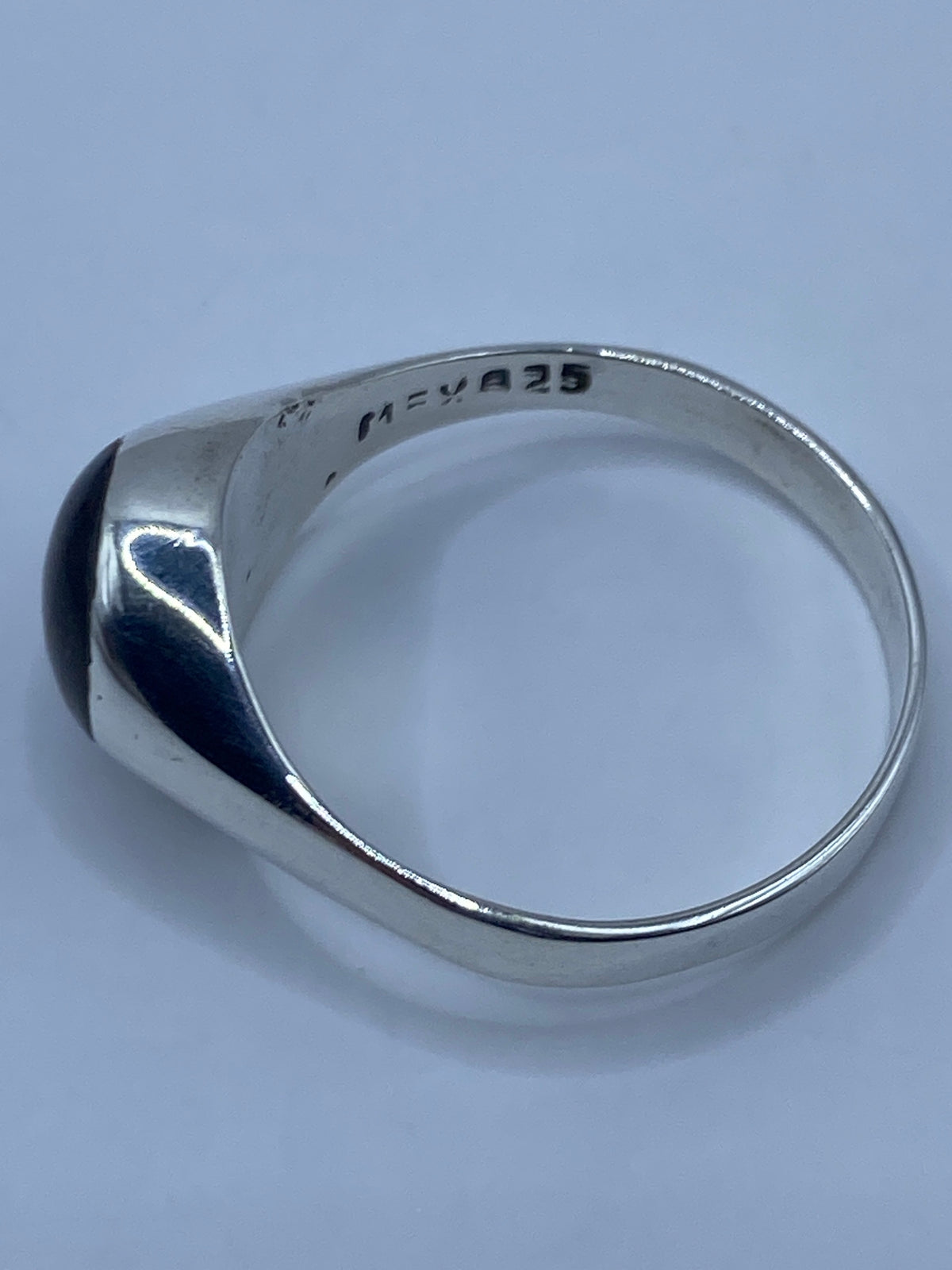 Anillo de Plata Ojo de Tigre Café — Taxco 925 — foto 5