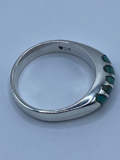 Anillo de Plata 925 con Turquesa Azul Cielo — Taxco — foto 5