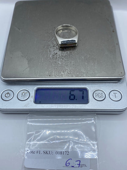 Anillo de Plata con Concha de Abulón Tornasol — Taxco 925 — foto 7