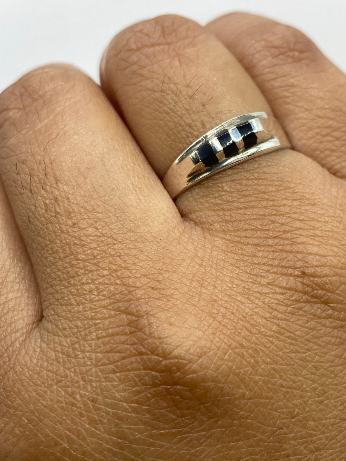 Anillo de Plata con Ónix Negro — Taxco 925 — foto 6