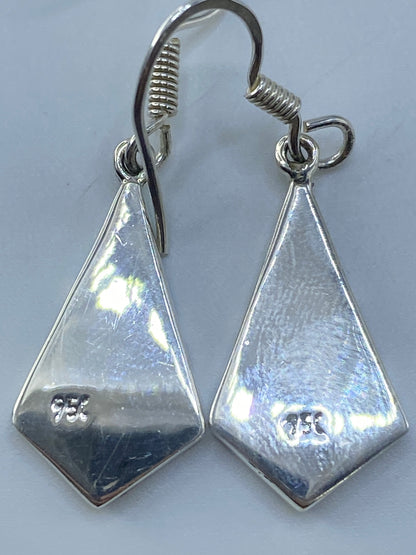Aretes Plata Ópalo de Fuego Verde Limón — Taxco 950 — foto 5