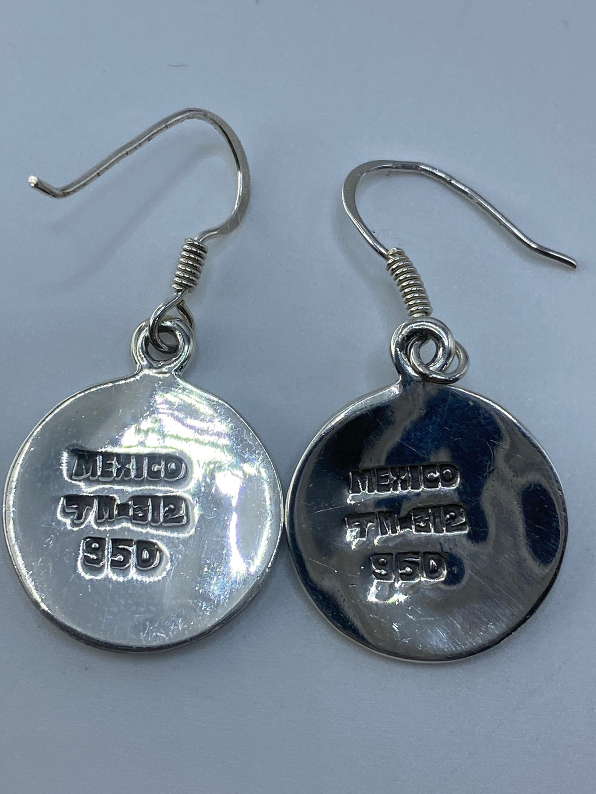 Aretes Ópalo de Fuego Verde — Plata 950 Taxco — foto 5