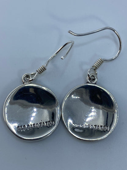 Aretes Calendario Azteca Ópalo de Fuego — Plata 950 — foto 5