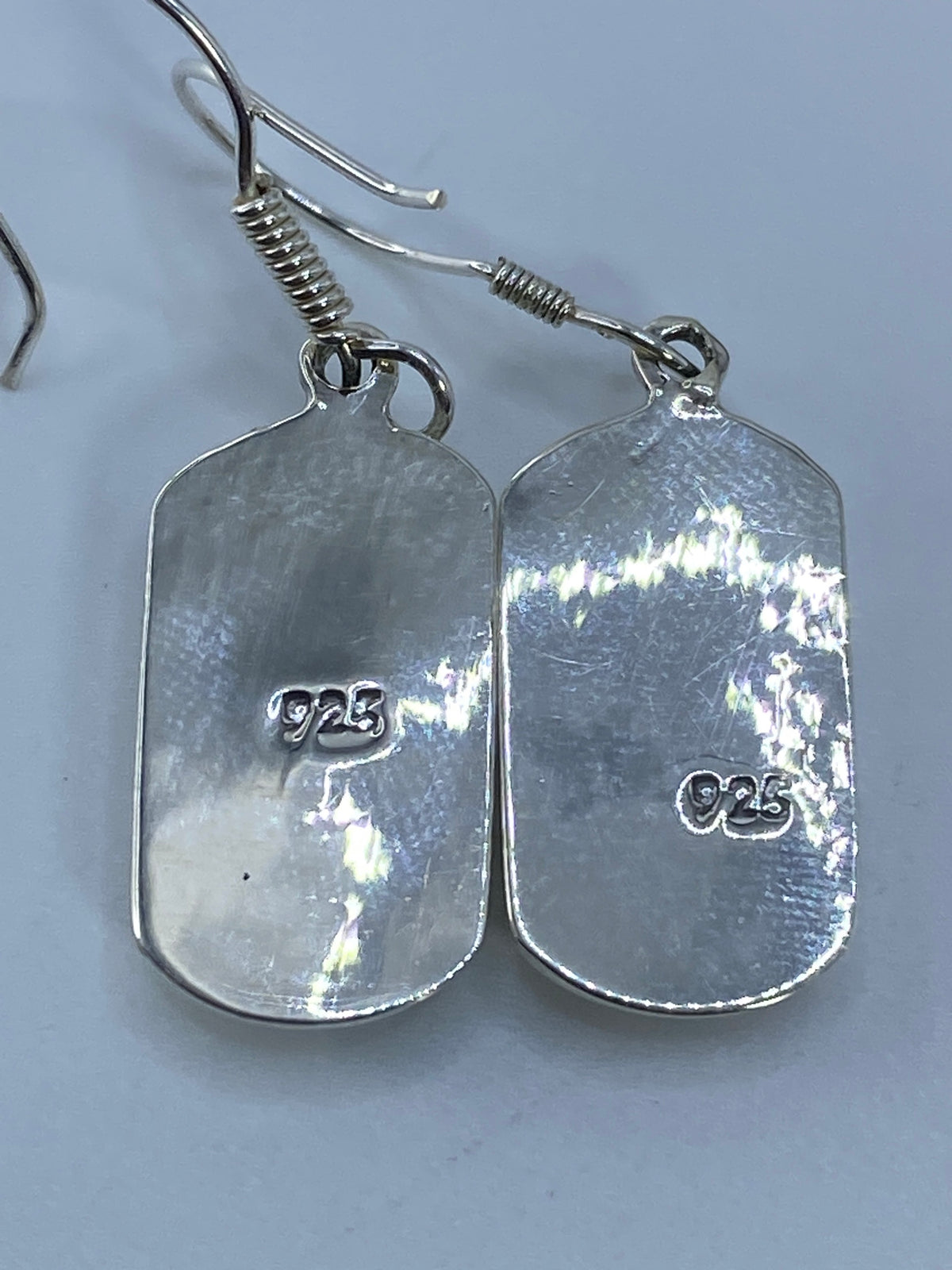 Aretes de Plata con Ópalo de Fuego Verde — Taxco 925 — foto 5