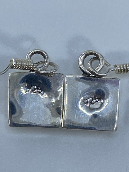 Aretes de Ópalo de Fuego en Plata 925 — Taxco — foto 5