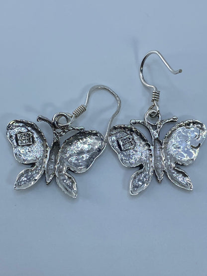 Aretes de Plata con Ópalo de Fuego Verde — Taxco 950 — foto 5