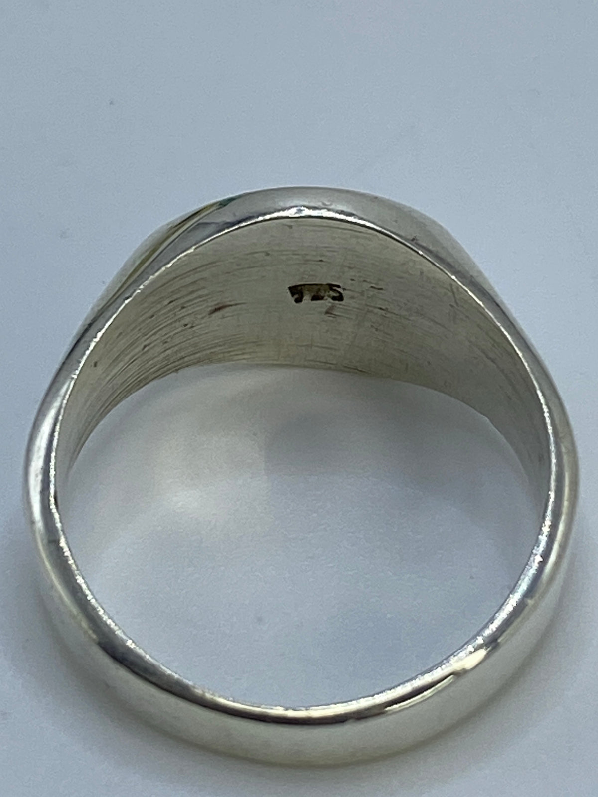Anillo de Plata Repujado Solitario — Taxco 925 — foto 5