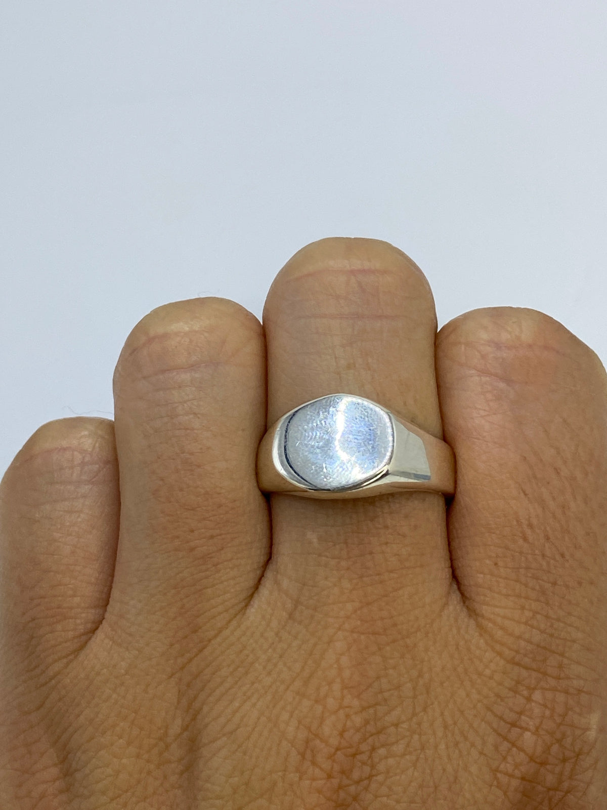 Anillo de Plata Repujado Solitario — Taxco 925 — foto 6