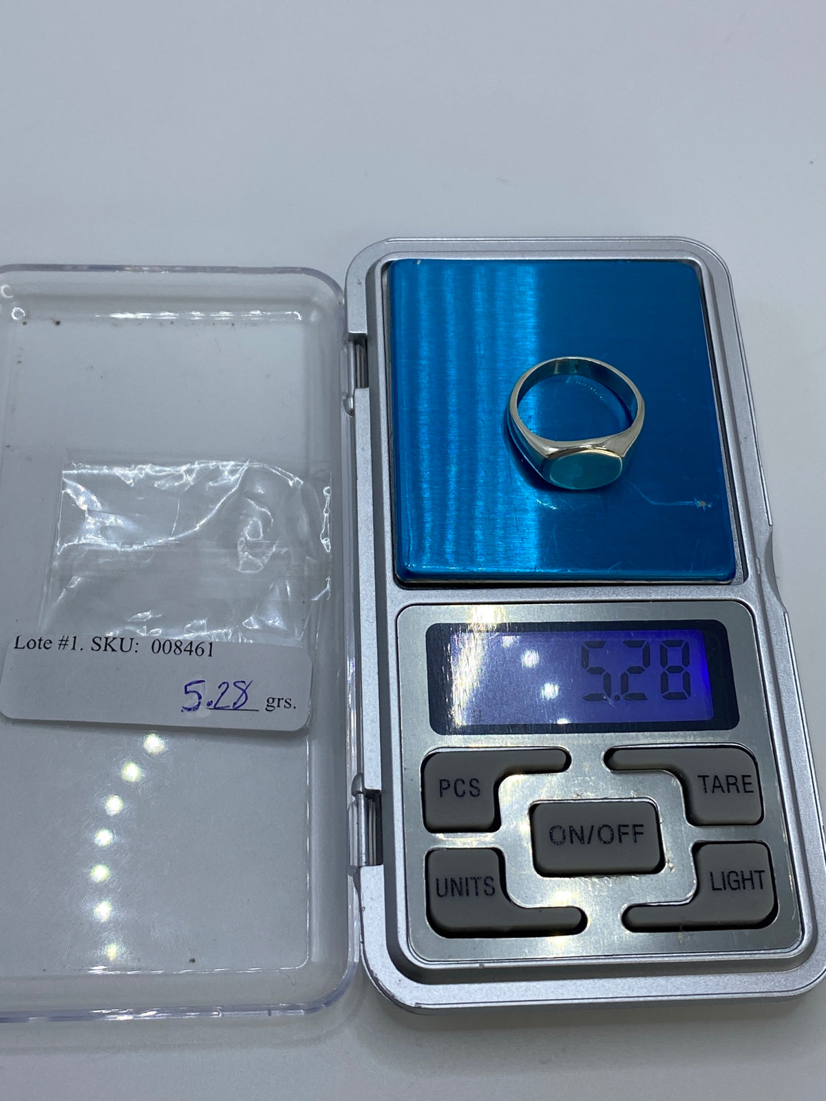 Anillo de Plata Repujado Solitario — Taxco 925 — foto 7