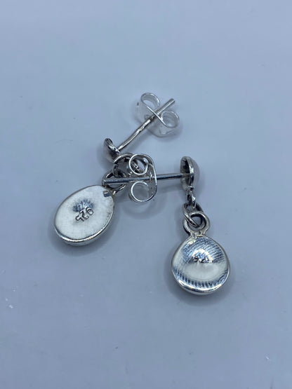 Aretes de Plata con Ópalo de Fuego Multicolor — Taxco 925 — foto 5