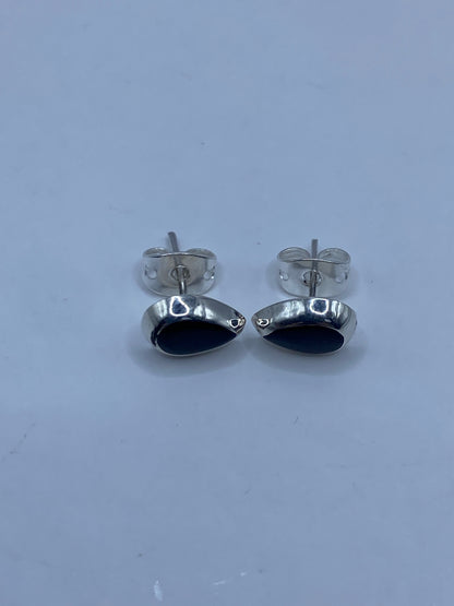 Aretes de Plata con Ónix Negro — Taxco 925 — foto 5