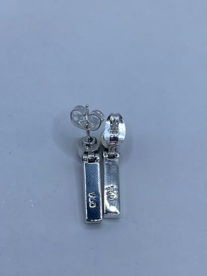 Aretes de Plata con Ópalo de Fuego — Taxco 950 — foto 5