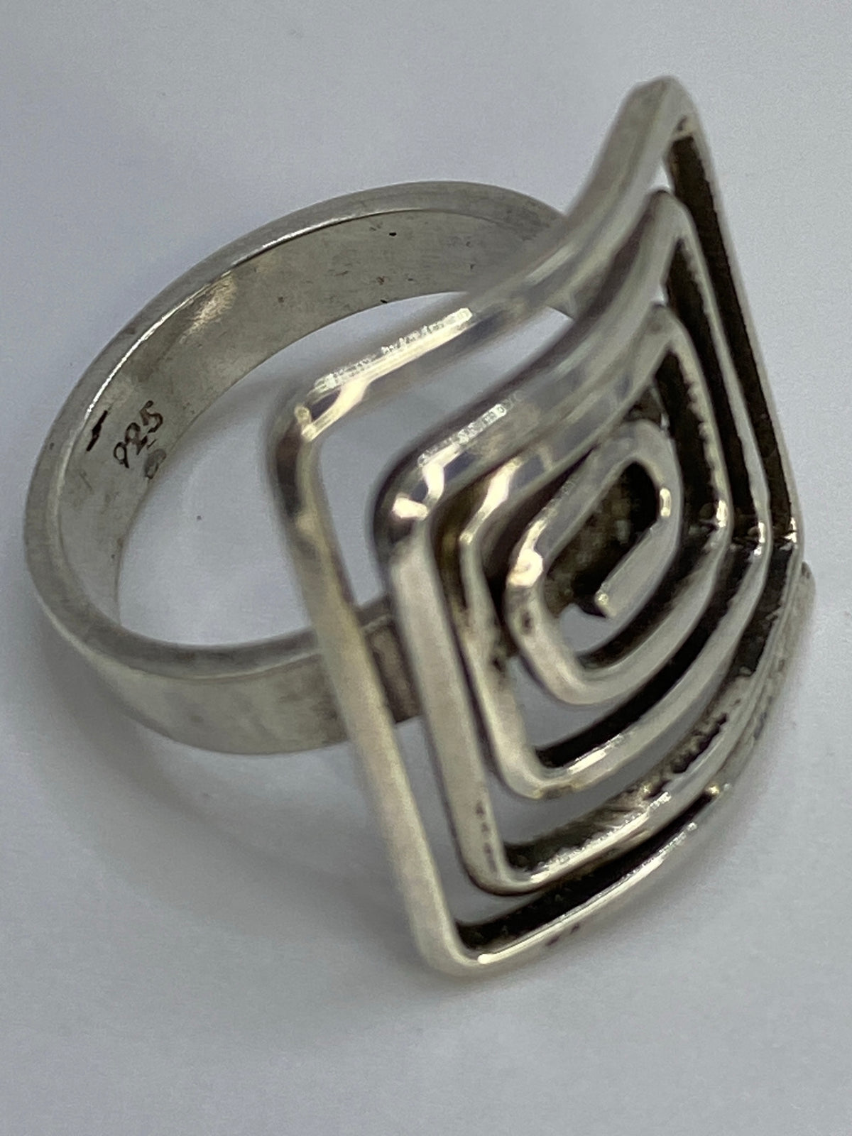 Anillo de Plata Calado Espiral — Taxco 925 — foto 5