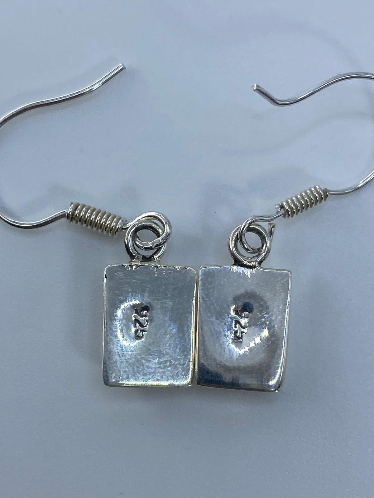 Aretes de Plata con Ópalo de Fuego Multicolor — Taxco 925 — foto 5