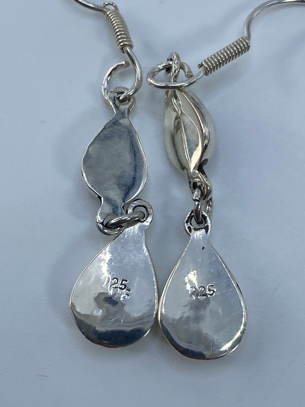 Aretes de Plata con Ópalo de Fuego Multicolor — Taxco 925 — foto 5
