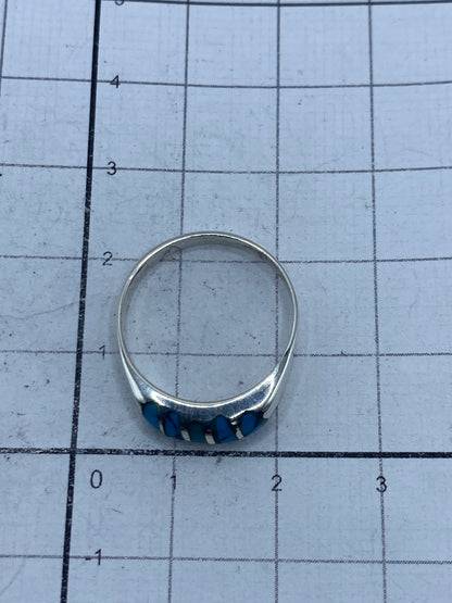 Anillo de Turquesa Azul Cielo en Plata 925 — Taxco — foto 6