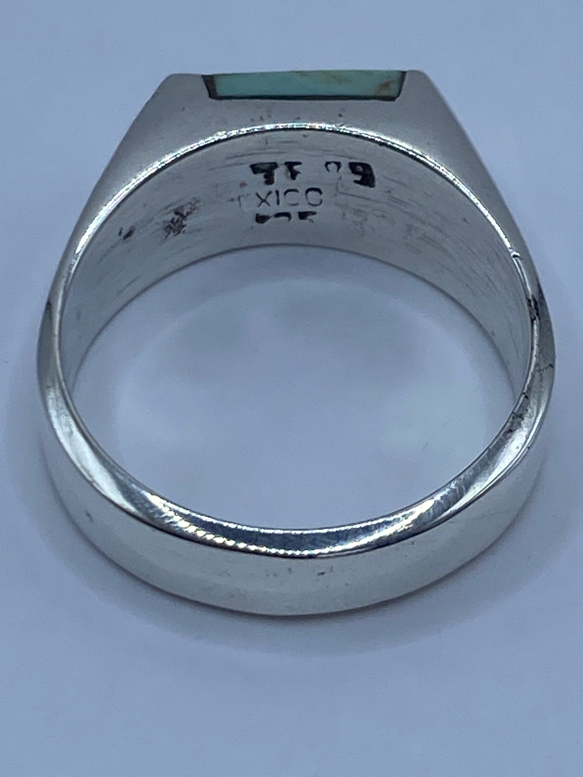 Anillo de Plata 925 con Turquesa Engastada — Taxco — foto 5