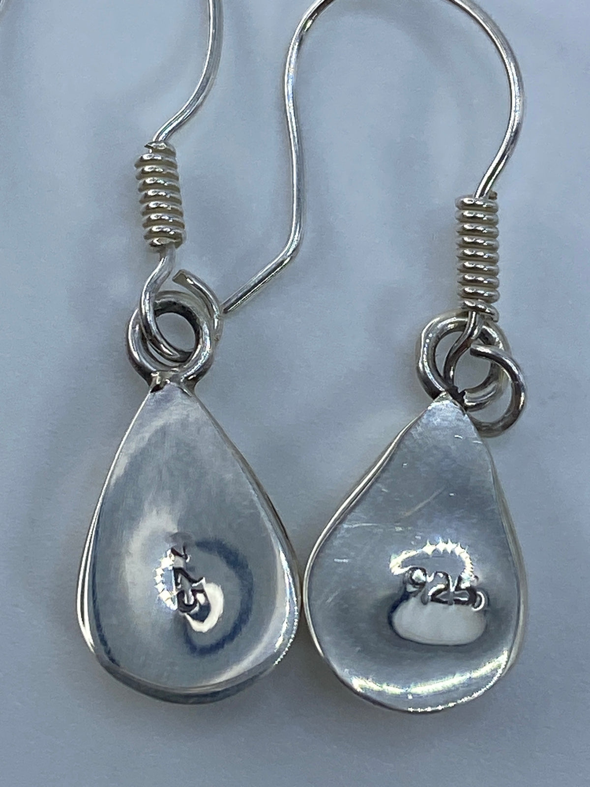 Aretes de Plata con Ópalo de Fuego Naranja — Taxco 925 — foto 5