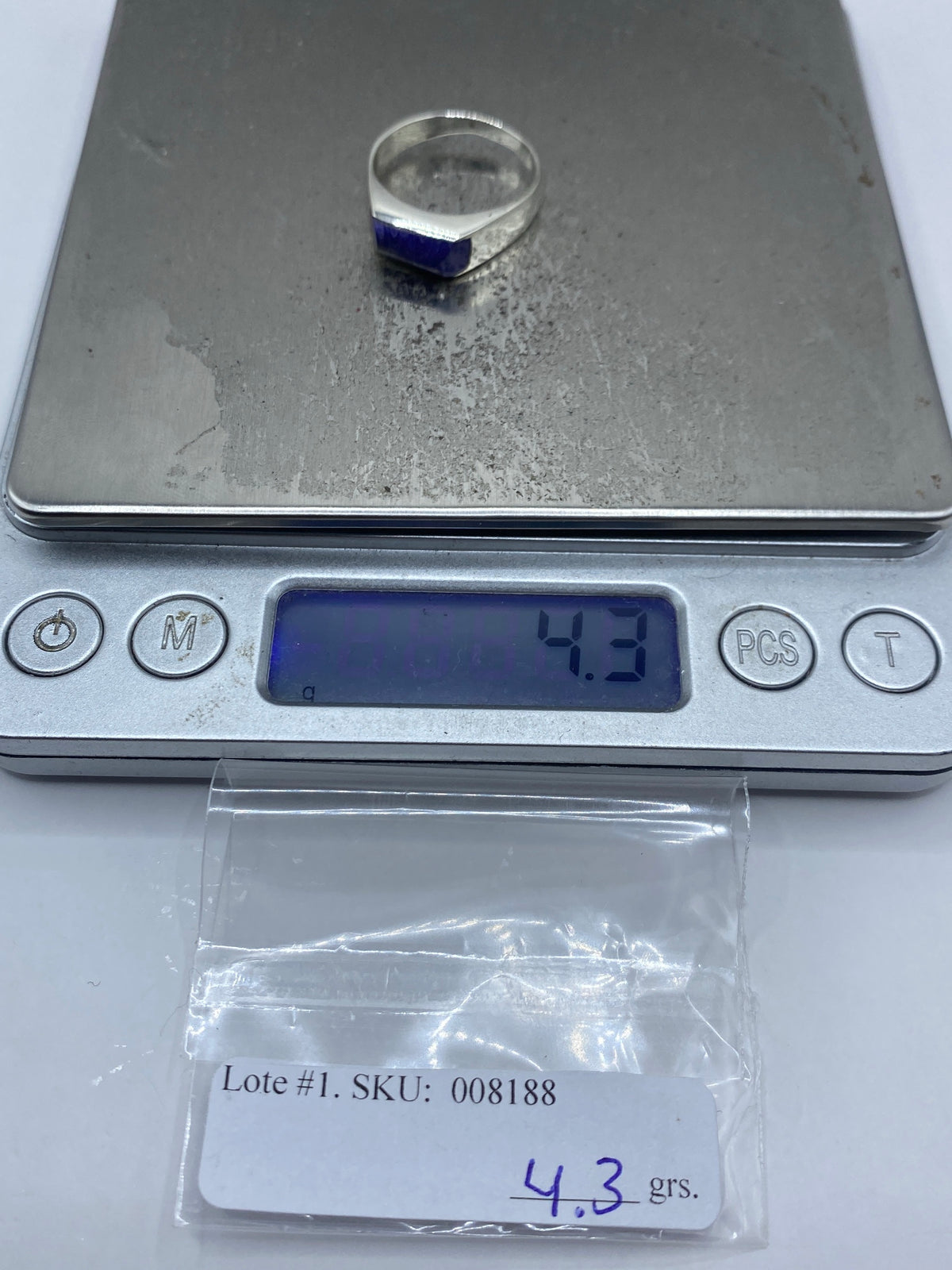 Anillo de Plata con Piedra Morada — Taxco 925 — foto 7