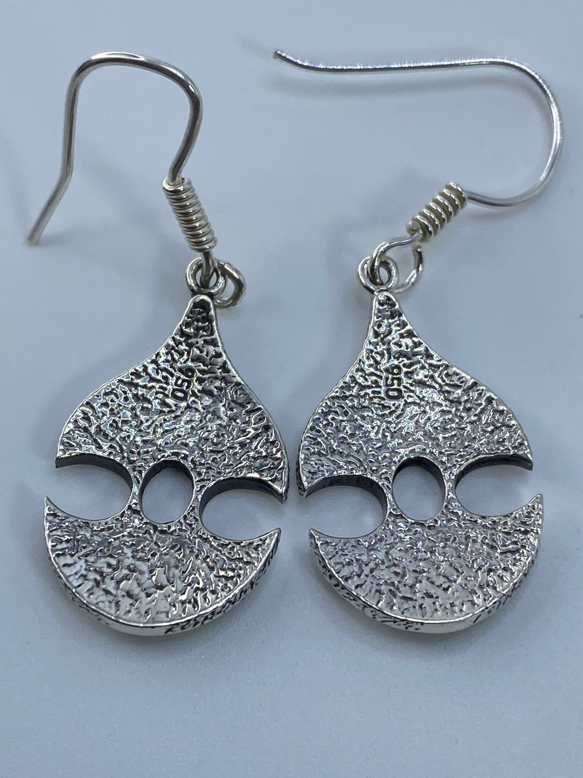 Aretes Prehispánicos de Plata con Ópalo de Fuego — Taxco 950 — foto 5
