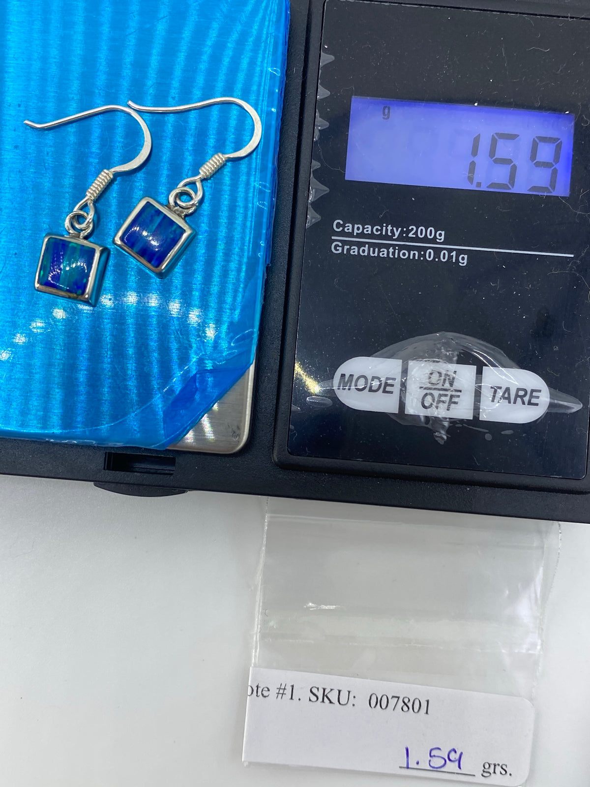 Aretes Ópalo de Fuego Verde Limón en Plata 925 — Taxco — foto 6