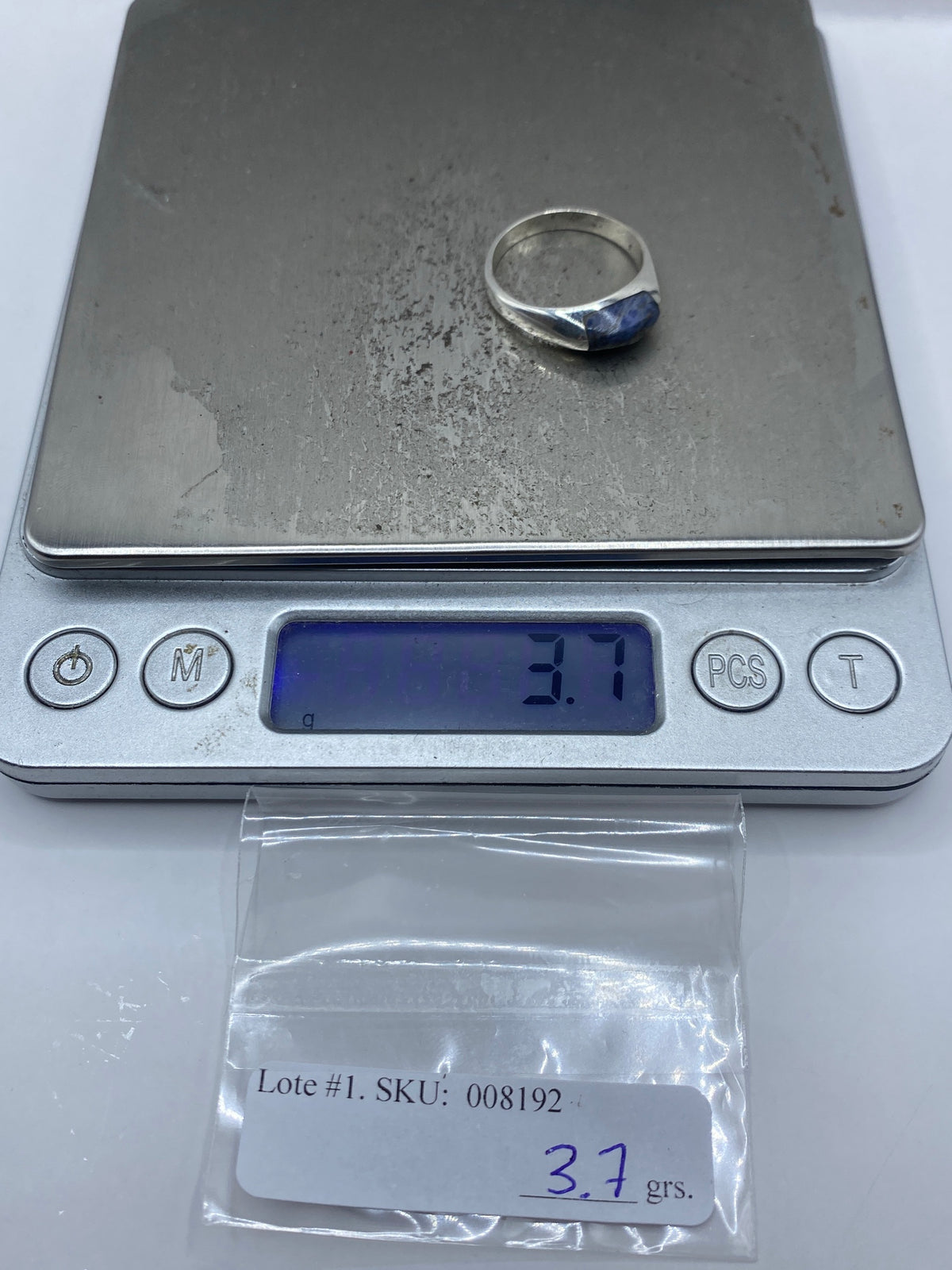 Anillo de Plata con Lapislázuli Azul — Taxco 925 — foto 7