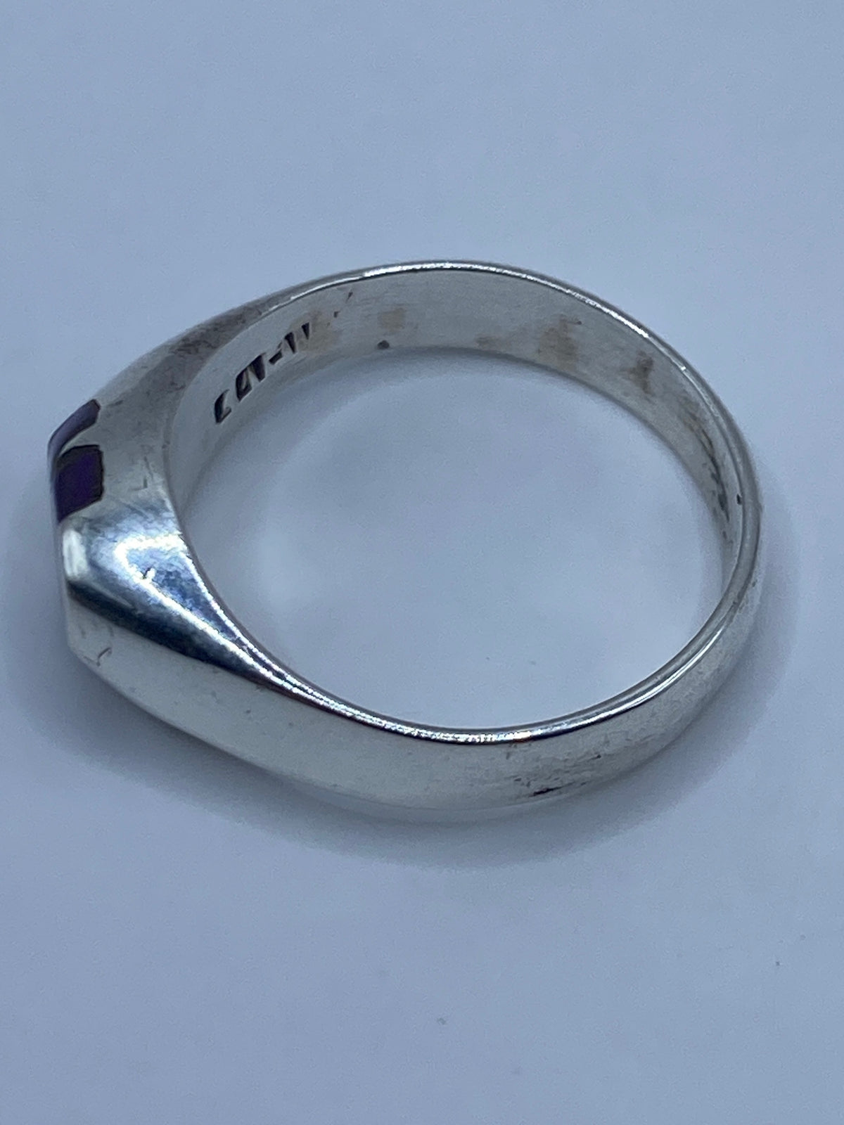 Anillo de Plata con Piedra Morada — Taxco 925 — foto 5