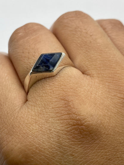 Anillo Lapislázuli Azul de Plata 925 — Taxco — foto 6
