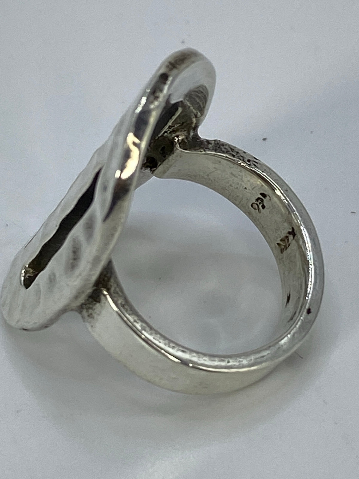Anillo de Plata Cartoneado Geométrico — Taxco 925 — foto 5