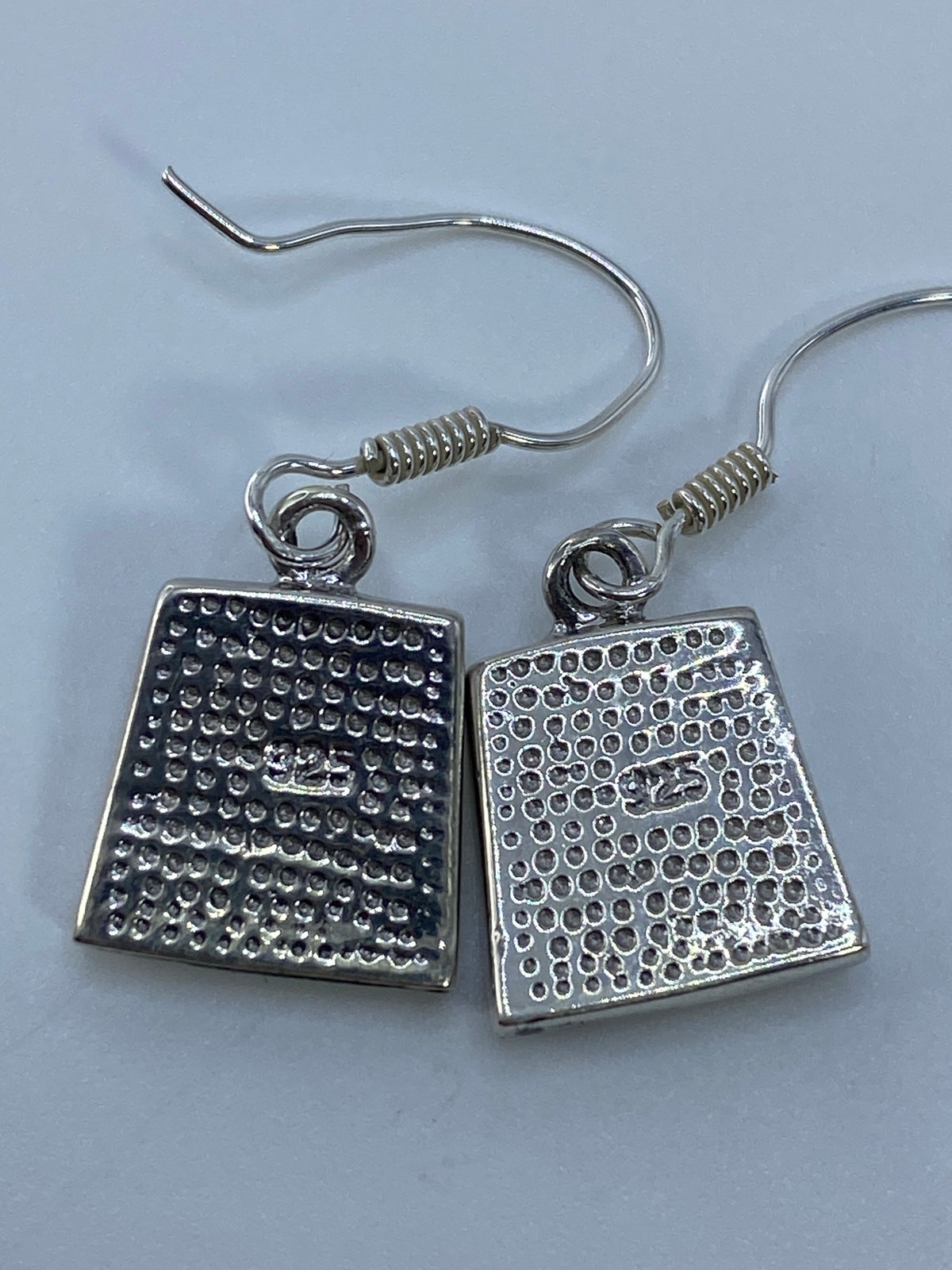 Aretes de Plata con Ópalo de Fuego Verde Olivo — Taxco 925 — foto 5