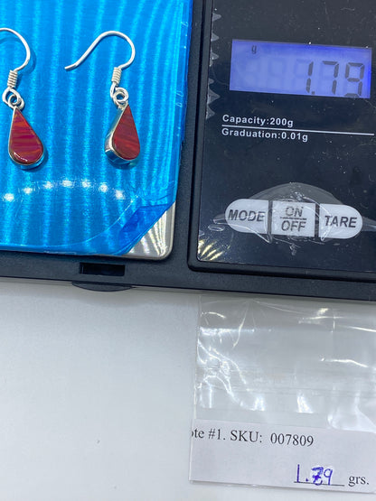 Aretes Plata Ópalo de Fuego Rosa — Taxco 950 — foto 6