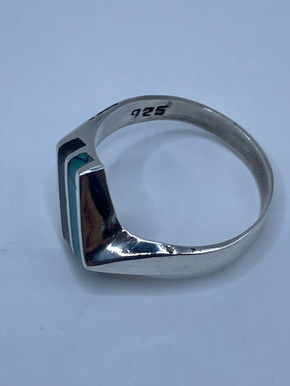 Anillo de Plata Turquesa y Ónix — Taxco 925 — foto 5