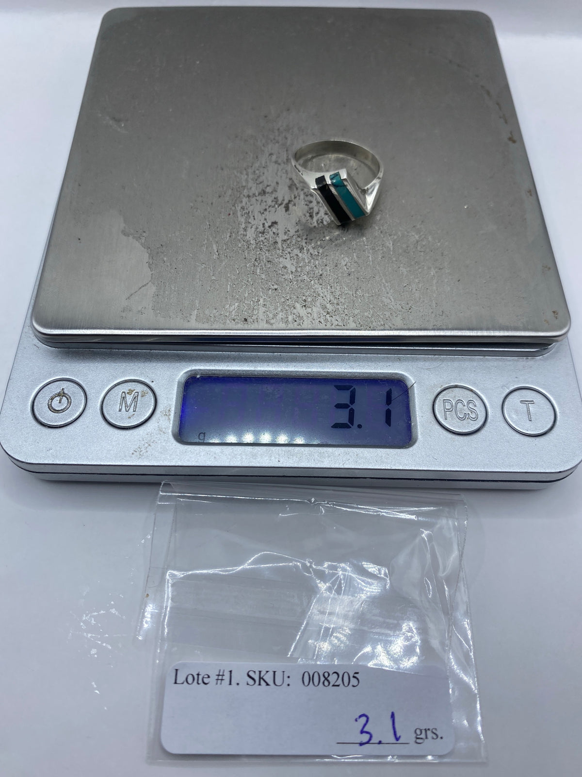 Anillo de Plata Turquesa y Ónix — Taxco 925 — foto 7
