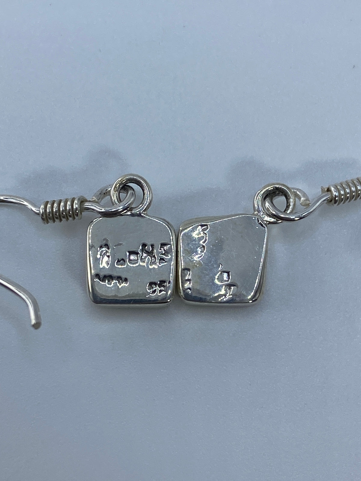 Aretes de Plata Ópalo de Fuego Naranja — Taxco 950 — foto 5