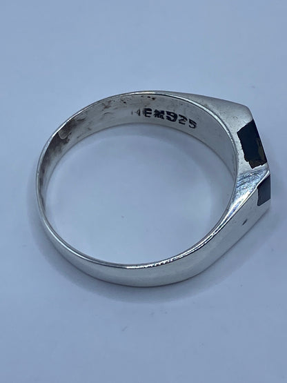 Anillo de Plata Ónix Negro Minimalista — Taxco 925 — foto 5