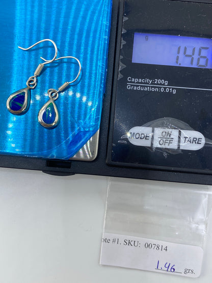 Aretes de Plata 950 con Ópalo de Fuego — Taxco — foto 6